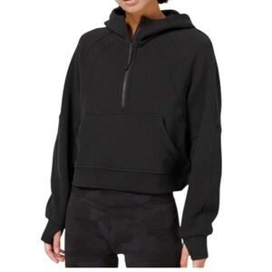 LULULEMON Scuba Half Zip Black Sweatshirt XS/S